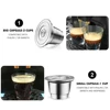  ICafilasFor Nespresso L'Or Barista Machine Reusable Filter for Nespresso Coffee Capsules Crema Coffe  Refillable  Basket ► Photo 2/6