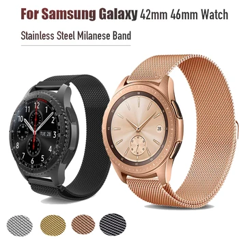 

20mm 22mm Milanese Loop Strap For Samsung Gear S3 Band Galaxy Watch 46mm 42mm Active 2 44mm 40mm Strap for Huawei Watch GT 2 2E