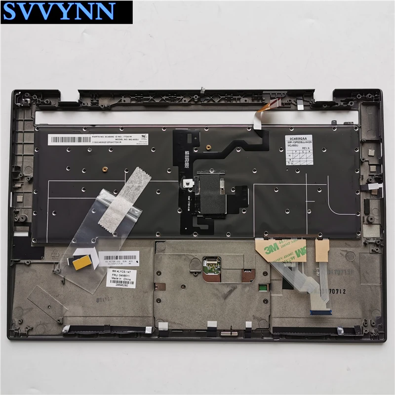 Для lenovo Thinkpad X1 Carbon 2nd palmest верхний чехол с подсветкой клавиатуры тачпад C Обложка русский 04X6511 тайский 04X6522