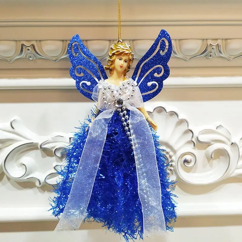 Рождественская Кукла-ангел, Висячие Подвески на елку, украшения для дома, праздничный Декор