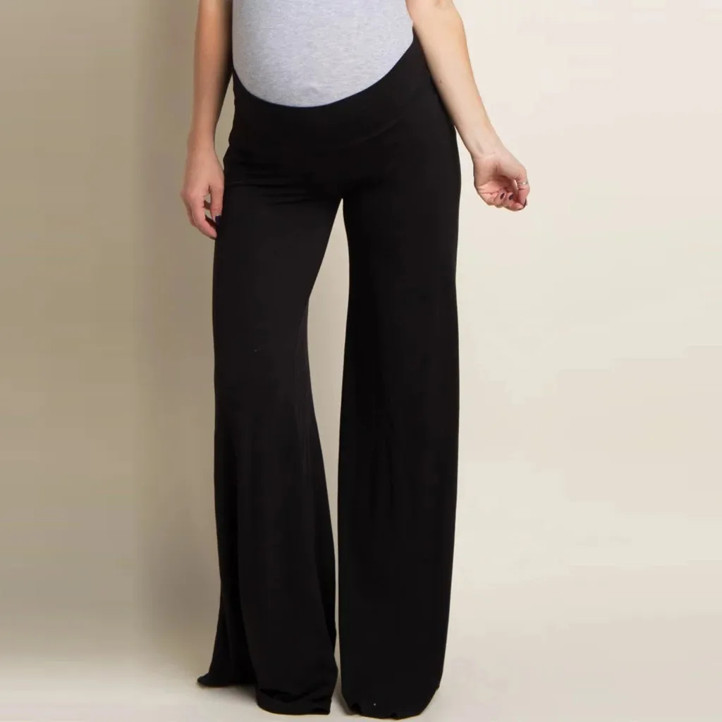Женские с высокой талией брюки для беременных удобные лосины для беременных ropa premama embarazadas