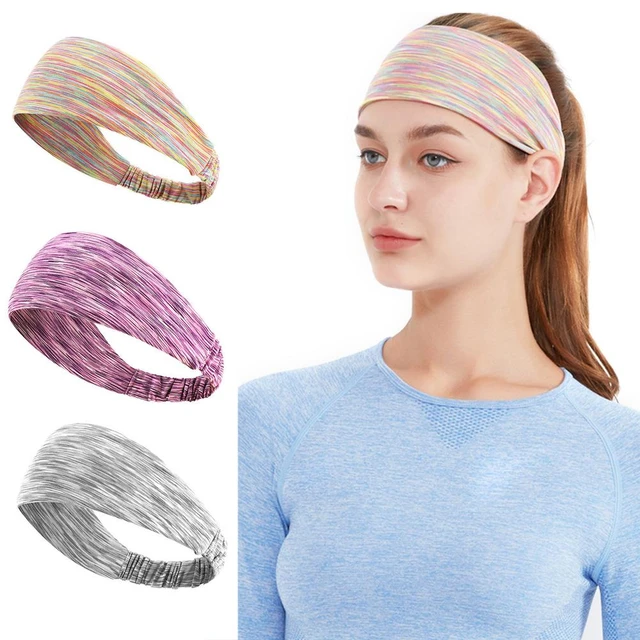 Cintas para el pelo deportivas para correr, Bandana antitranspirante,  absorbente de sudor, para Yoga y Tenis - AliExpress