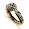 New Arrivals Classic Tiger Vintage Animal Statement Bangle for Women Girls Fashion Personalized Costume Jewelry Cuff Bracelets 3