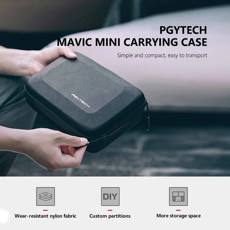 Mega Discount OBP PGYTECH Remote Controller Drone Body Storage Bag Case Portable Protective Handbag Hard Shell Box For DJI Mavic Mini Accessories 