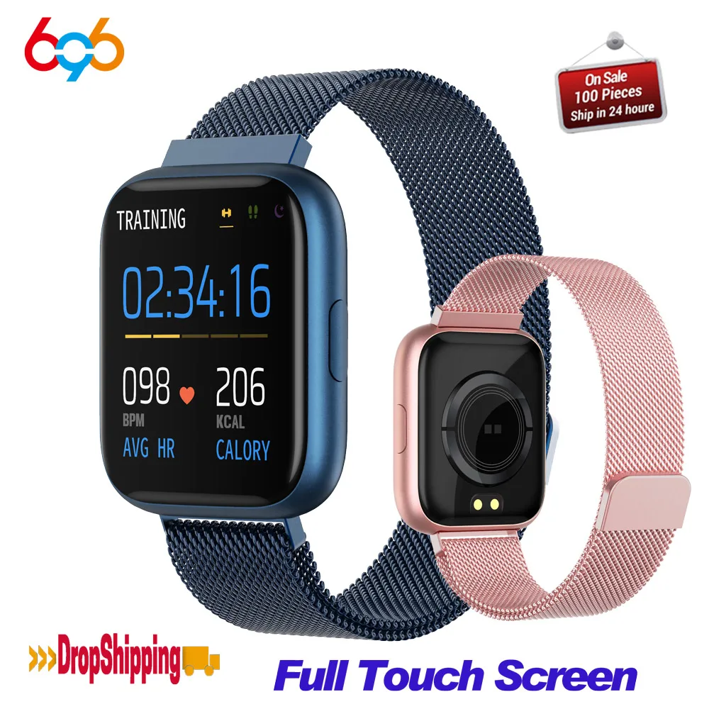 P6 Smart Watch Men Women Waterproof Fitness Tracker support change
strap For Xiaomi huawei Samsung PK P70 P80 T80 smartwatch