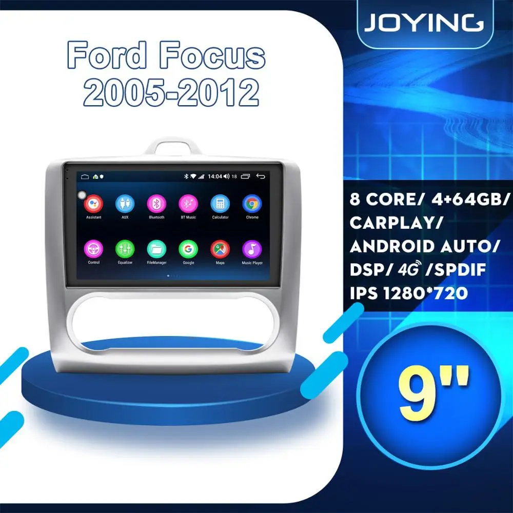 Android 8,1 gps навигация тачскрин Автомагнитола для Ford Focus Exi AT2004 2005 2006 2007 2008 2009-2012 Stereodvd плеер OBD2
