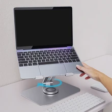 Support de levage en alliage d'aluminium, support ergonomique pour ordinateur portable de 11 à 17 pouces, avec Dissipation de la chaleur