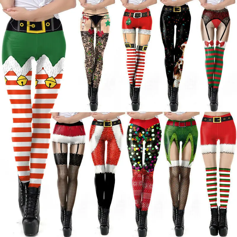 Christmas yoga leggings Clearance