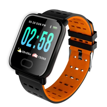 

Smart Watch A6 Men' Watch IP67 Waterproof Wearable Device Bluetooth Pedometer Heart Rate Monitor Color Display For Android/IOS