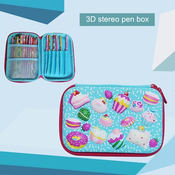 

Girls Kawaii Pencil Case schoolbag women's Travel Makeup zipper bag Large Capacity School Supplies Stationery Students Gifts