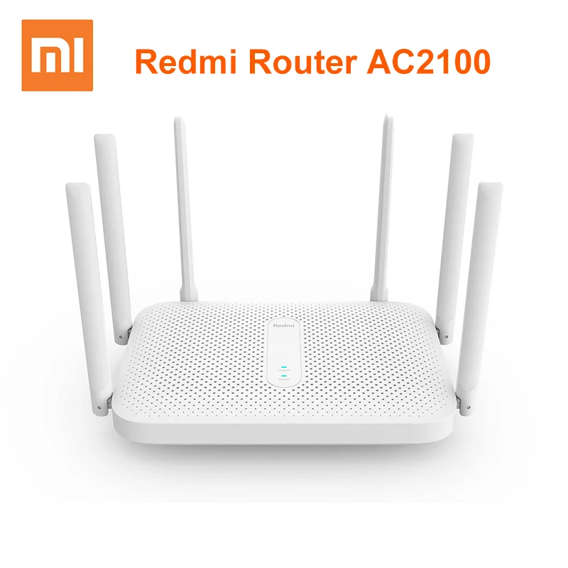 Xiaomi Redmi AC2100 маршрутизатор 2 4 г 5 0 ГГц гигабитный двухдиапазонный 2033 Мбит/с
