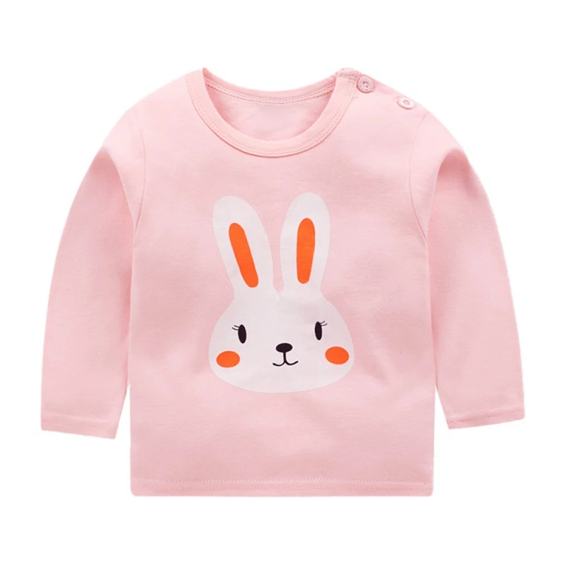 Осенне-зимний детский свитер, топы, пуловер, футболка с длинными рукавами, одежда для маленьких мальчиков и девочек - Цвет: E