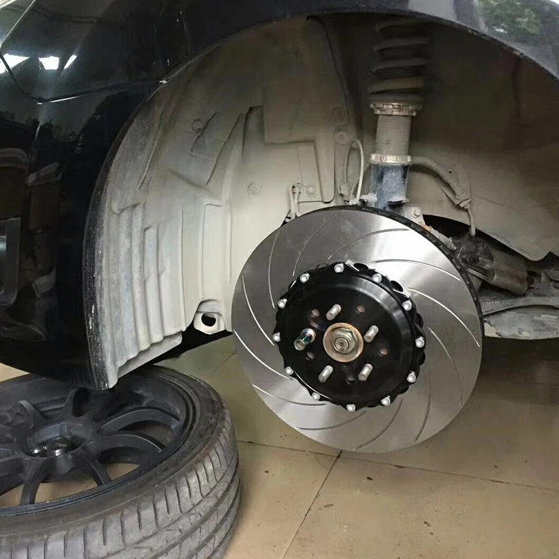 Jekit 345*28 мм диск с алюминиевым центральный колокол для Ford Explorer передний тормозной суппорт
