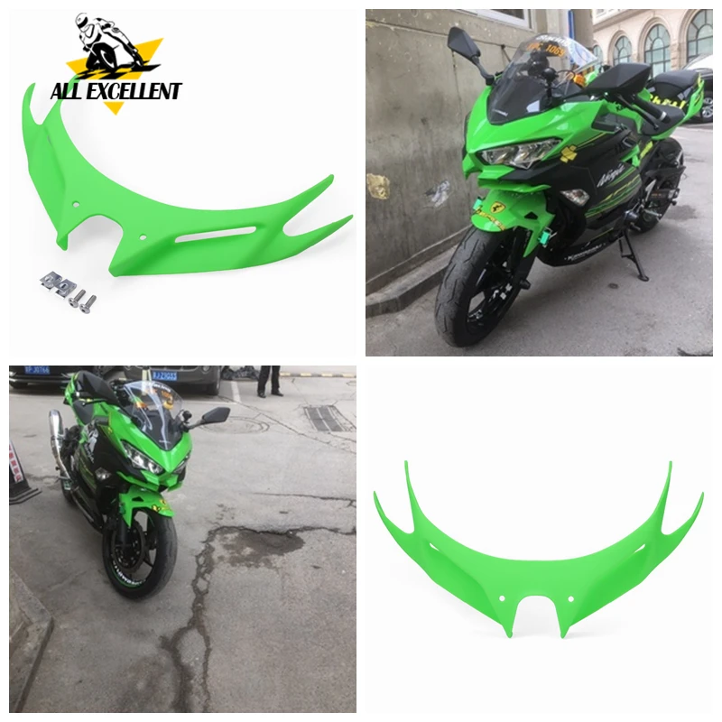 

For Kawasaki Ninja NINJA250 400 2018-2019 Beaks Fixed Wings Shark Fins Easy installation