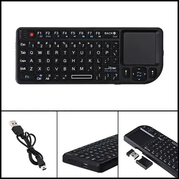 

2.4GHz Wireless Mini Touchpad Keyboard With IR Light Keyboard For HTPC PS3 PS4