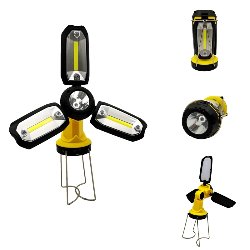 COB портативный фонарь, лампа для палатки, USB Перезаряжаемый, ультра яркий, POWERBANK фонарь, фонарь для кемпинга, s светильник для работы, Походов, Кемпинга