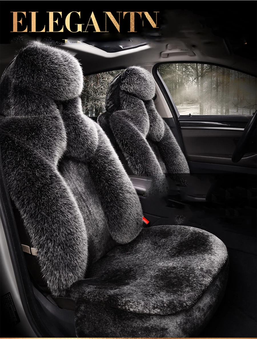 Высокое качество Длинные шерстяные искусственные Far автомобильные чехлы для сидений универсальные для Toyota corolla chr auris wish aygo prius для Avensis Camry 40 50