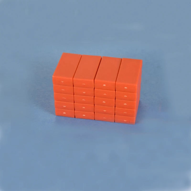 

NdFeB super high strength magnet,Circular color magnetic steel Waterproof treatment of closed plastic coating rectangle10pcs