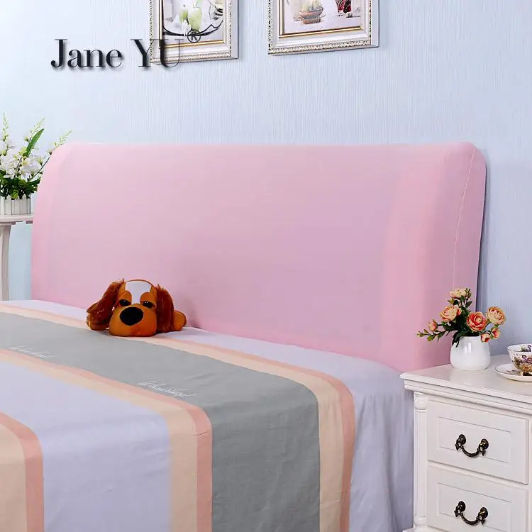 JaneYU Elastic Fabric All Inclusive Bedside Covers Bedside Covers Backrest Leather Beds Soft Bags Cover