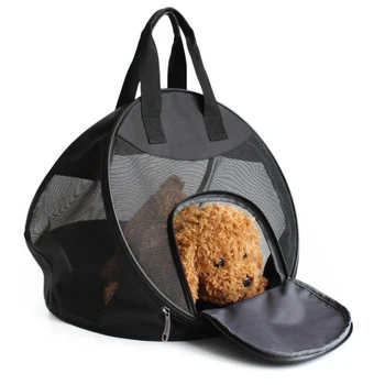 

New Cat Backpack Travel Pet Bag Outdoor Puppy Dog Black Handbag Cat Mesh Foldable Pets Cat Carrier Drop Shipping