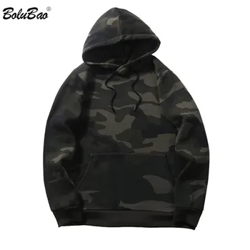 

BOLUBAO Brand Men Hoodies Sweatshirt Spring Autumn Camouflage Print Street Fashion Hoodies Men's High Quality Youth Men Hoodie