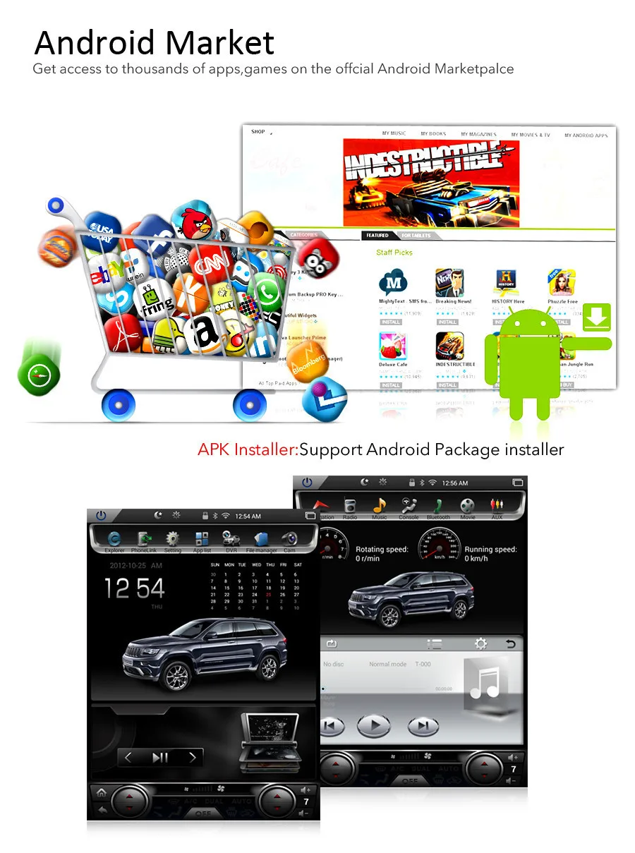 Sale 10.4" Vertical Screen Android 7.1 Car Radio For Jeep Grand Cherokee 2013-2016 Auto Audio GPS Navigation Multimedia Player Stereo 3