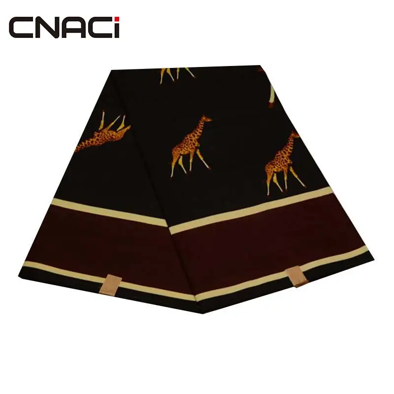 CNACI новые продукты настоящий воск Анкара ткани 6 ярдов Горячая африканская восковая печатная ткань Анкара печать полиэстер Tissus воск