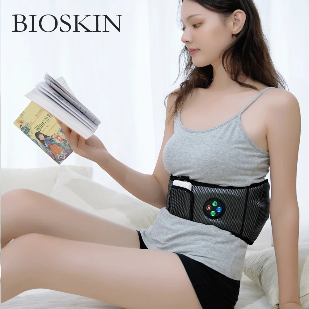Умный массажный пояс BIOSKIN для талии воздуха с подогревом вибрацией Электрический