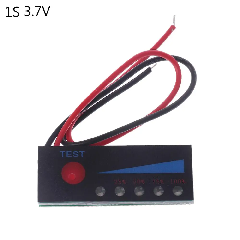 

3.7V 2S 3S 4S 18650 Li-ion Lipo Lithium 12V Lead Acid Battery Level Indicator Tester LCD Display Meter Module Capacity Voltage