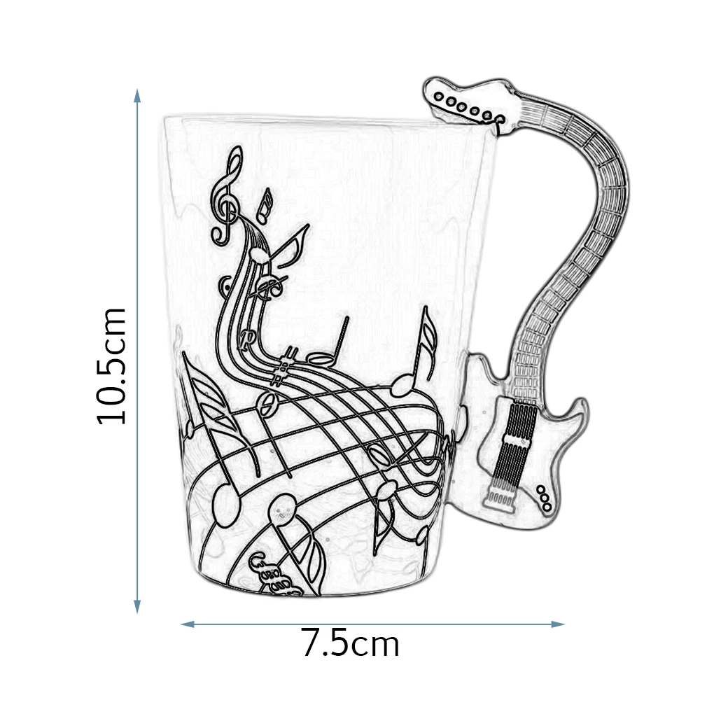 Горячая Распродажа, новинка художественная керамическая кружка, чашка с музыкальным инструментом, стильная кофейная чашка с молоком, рождественский подарок, посуда для напитков для дома и офиса