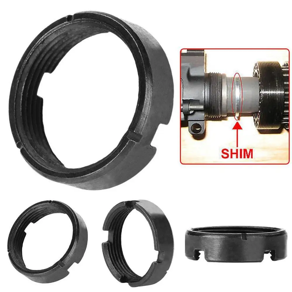 

Outdoor Rifles Steel Castle Lock Nut Buffer Tube Hunting Gun Accessories Locking Castle Nut Ring Scope Mount Rifle Castle Lock