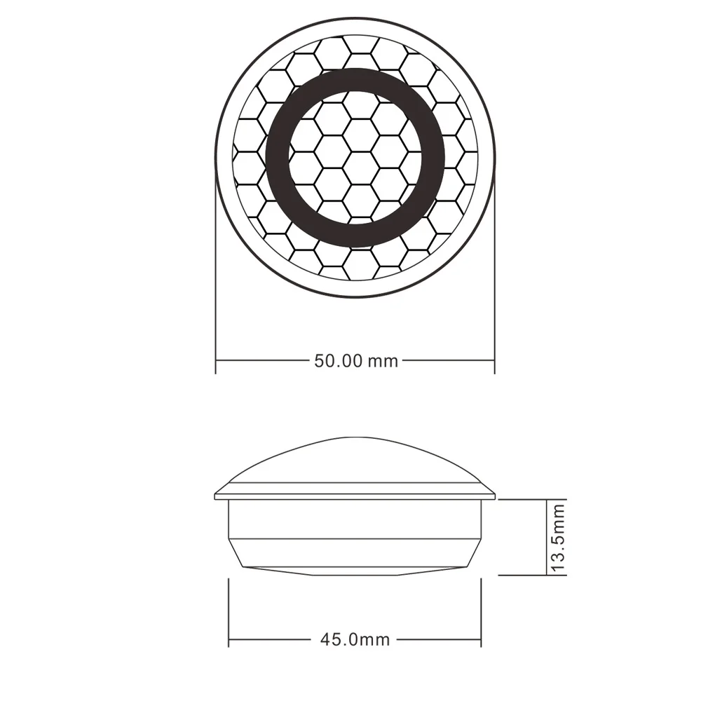 PUZU Titanium film car tweeter speakers 25mm voice coil MAX.POWER 120W output power High resolution sound quality car audio dome tweeter speakers