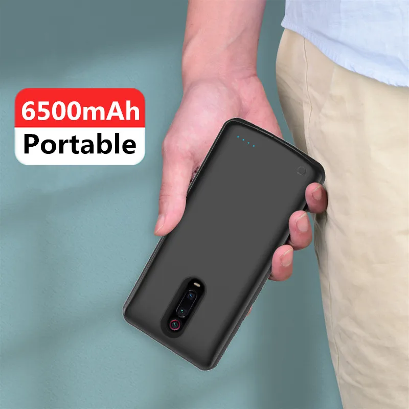 Мощность чехол s 6500 мА/ч, Батарея зарядный чехол для Xiaomi Mi 9T Pro внешний Зарядное устройство Батарея чехол для Xiaomi Mi 9T Батарея чехол Крышка