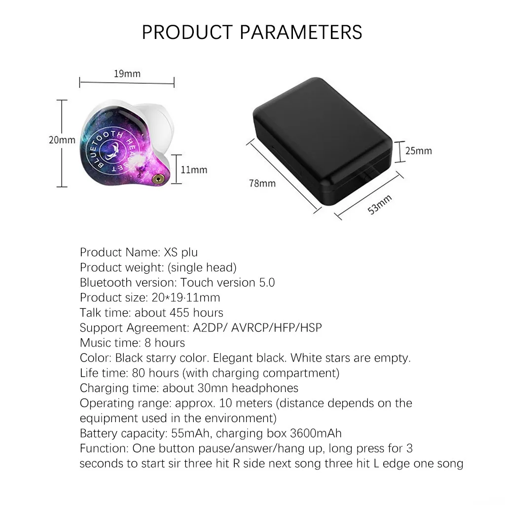 20% мини M2 TWS Bluetooth 5,0 наушники Беспроводная бас гарнитура с микрофоном зарядная коробка Наушники для huawei iOS Android наушники