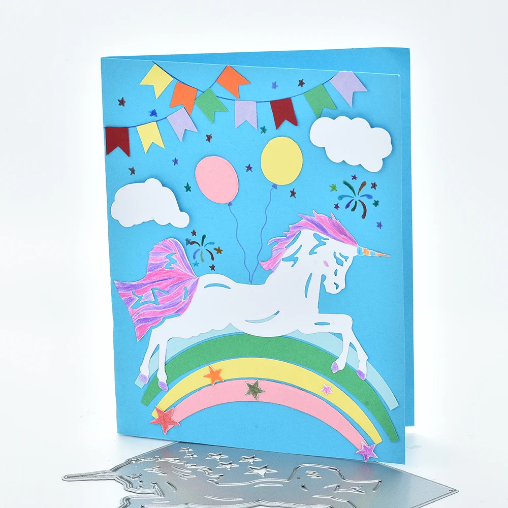 Unicorn Border Metal Cutting Dies Christmas Stencils for DIY Scrapbooking Embossing Paper Cards Die Photo Album Making
Unicorn Border Metal Cutting Dies Christmas Stencils for DIY Scrapbooking Embossing Paper Cards Die Photo Album Making