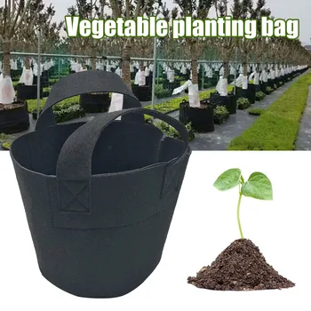 

DIY Potato Grow Bag Eco Friendly Growth Seedling Flower Pot Non-woven Plant Growth Bags Vegetable Planting Seedling Pots