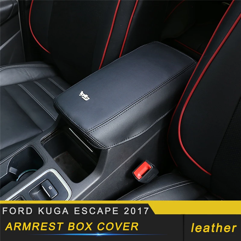 Для Ford Kuga ESCAPE по уходу за автомобилем подлокотник защитная коробка чехол автомобильный подлокотник, матовая кожа подушка аксессуары для интерьера