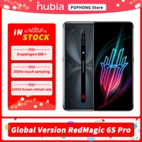 Globale Version NUBIA REDMAGIC 6S Pro ROT MAGIE 6S PRO 5G Gaming Telefon 6.8 ''AMOLED Snapdragon 888 + 64M Triple Kamera WIFI 6E