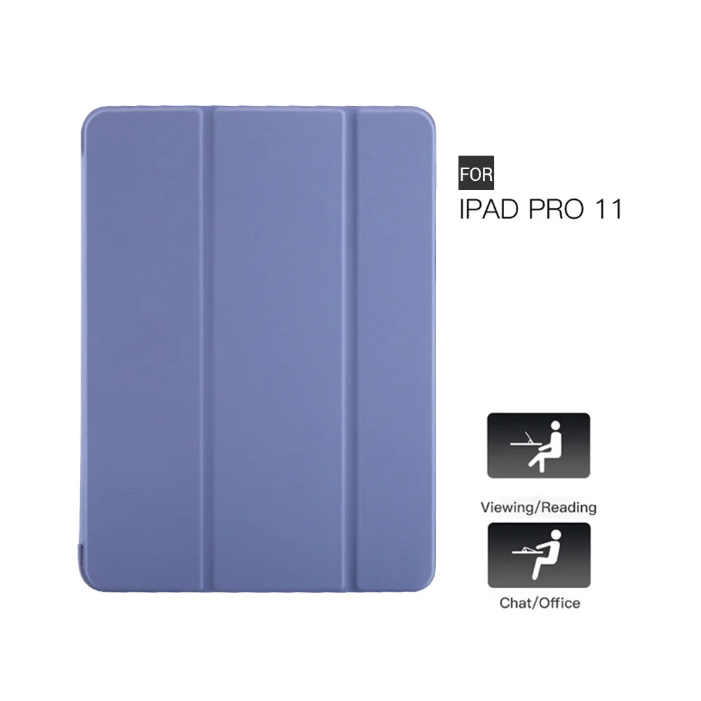Чехол Funda для iPad Pro 11 2020 с держателем-карандашом умный чехол из искусственной кожи