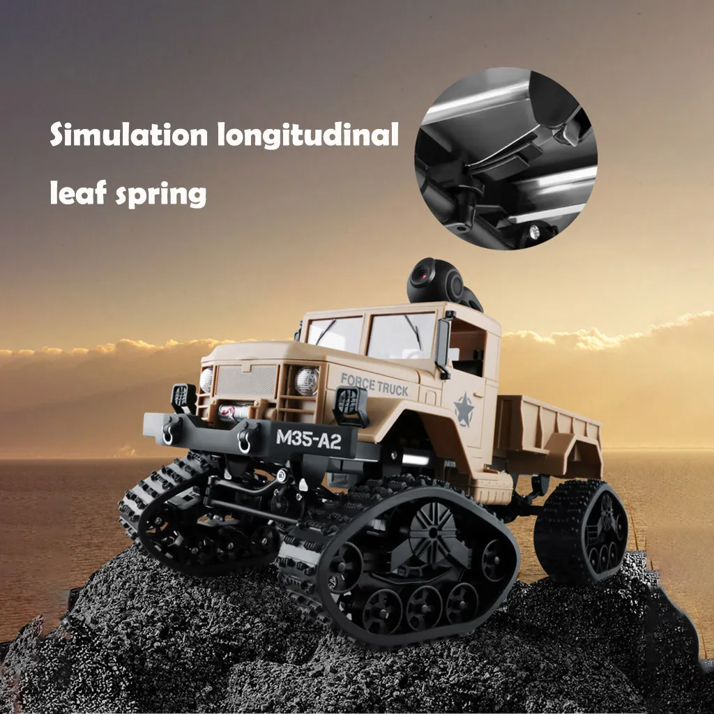 Радиоуправляемые игрушки M35-A2 4WD 2,4G wifi FPV грузовик 720P камера RTR автомобиль гусеничный внедорожник радиоуправляемые машины D301219