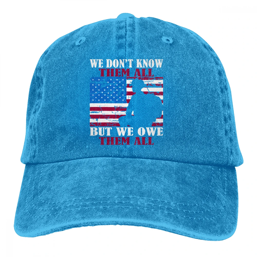 Мы не знаем их все американский флаг Casquette черные унисекс Мужские Женские джинсовые бейсболка с ремешком кепки регулируемые Гольф папа шляпа