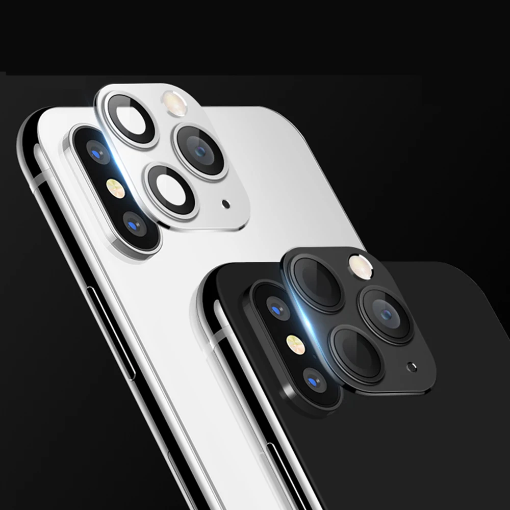 Роскошный Металлический стерео объектив для iPhone 11 Pro, титановый сплав, крышка для объектива камеры для iPhone X XS MAX, крышка для объектива