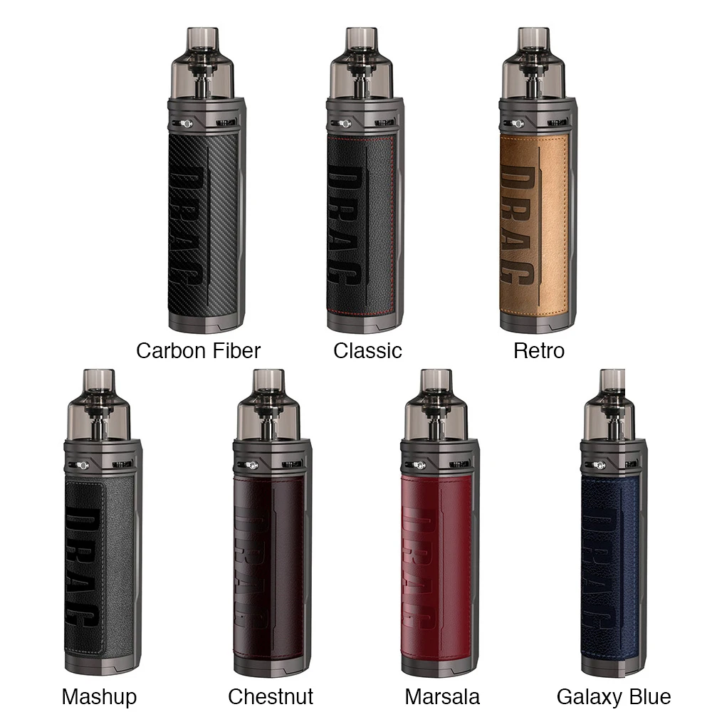 Бесплатные подарки оригинальный набор VOOPOO Drag X Mod Pod Vape с tft цветным экраном и чипом