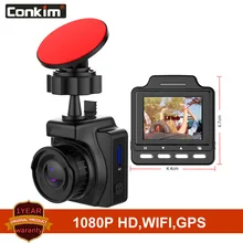 Conkim видеорегистратор Novatek 96658 IMX323 1080P Full HD Wifi Автомобильный видеорегистратор 1," ips Автомобильный видеорегистратор Встроенный gps циклическая запись dvr