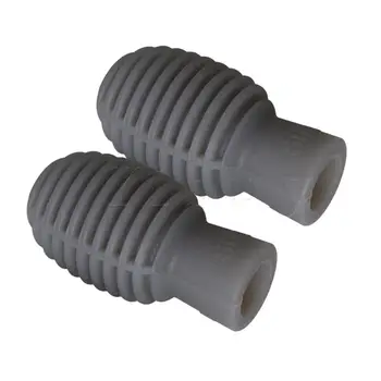 

Yibuy Gray Silicone Drumstick Silent Tips Cover Wide 17MM Musical Parts