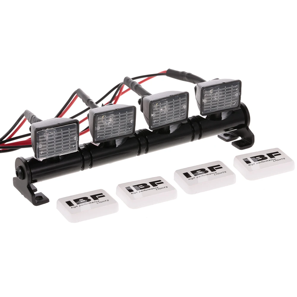 RC Автомобиль Квадратный светодиодный светильник и крышка для 1/10 Гусеничный