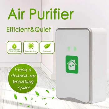 

Pluggable Air Purifier Negative Ion Generator Filterless Ionizer Purifier Clean Allergens,Pollutants,Mold,Odors-US Plug