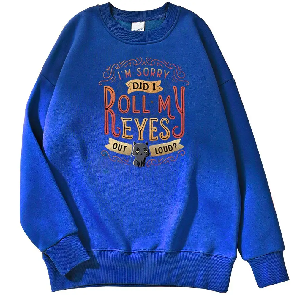 Sweatshirt For Men Color Text Description Personality Pattern Male