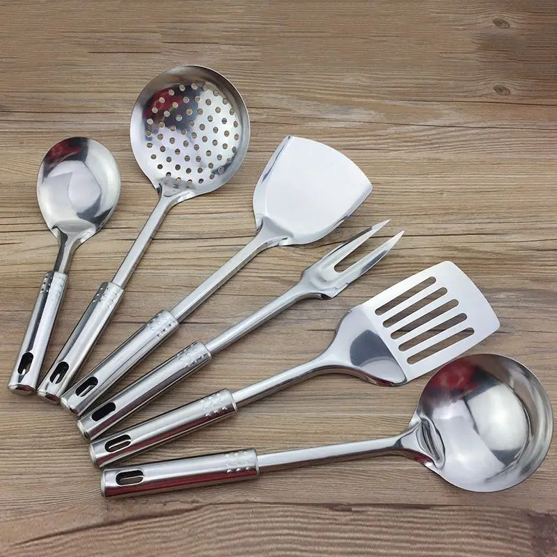 ABUI-6 piece kitchen utensil set stainless steel kitchen cooking tools high-grade kitchen utensils kitchen accessories porridge
