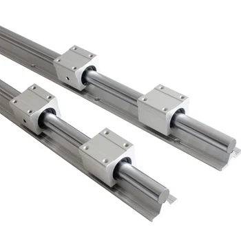 

2Pcs SBR20-450mm Linear Rail Shaft Rod + 4Pcs SBR20UU